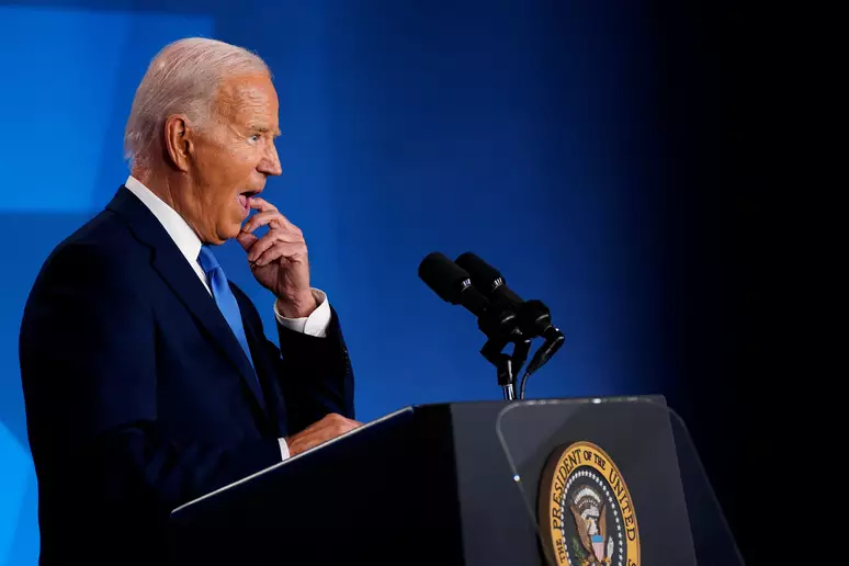 Atual presidente dos Estados Unidos  Joe Biden