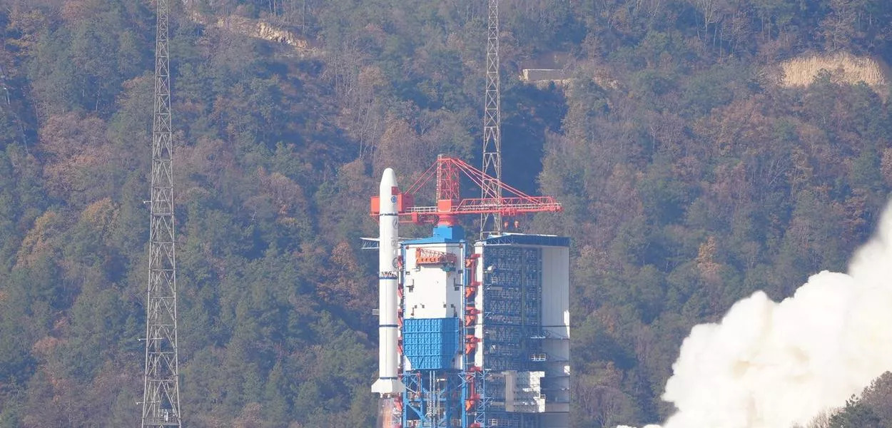 Lançador de satélite chinês
