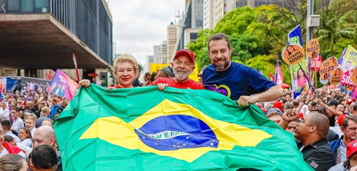 Marta, Lula e Guilherme Boulos