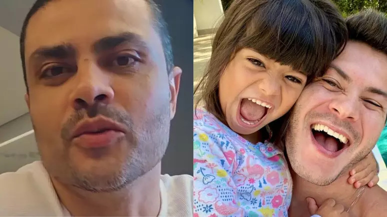 Cozinheiro Cleitom Martins, Arthur Aguiar e Sophia