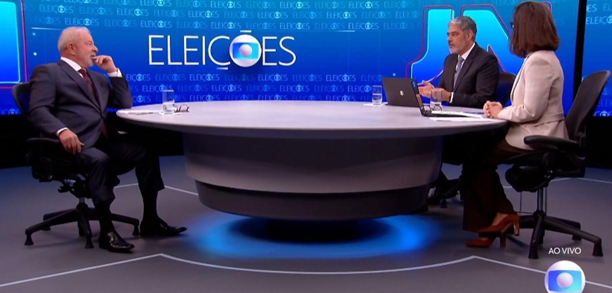 Lula em entrevista ao Jornal Nacional