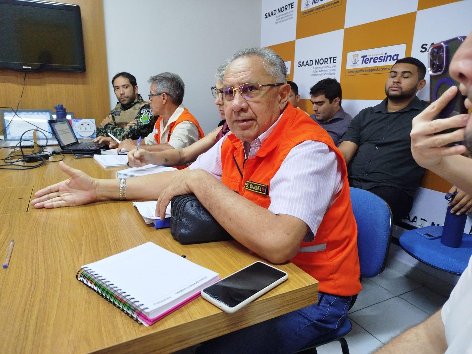 Coronel Nunes, secretário da Defesa Civil de Teresina