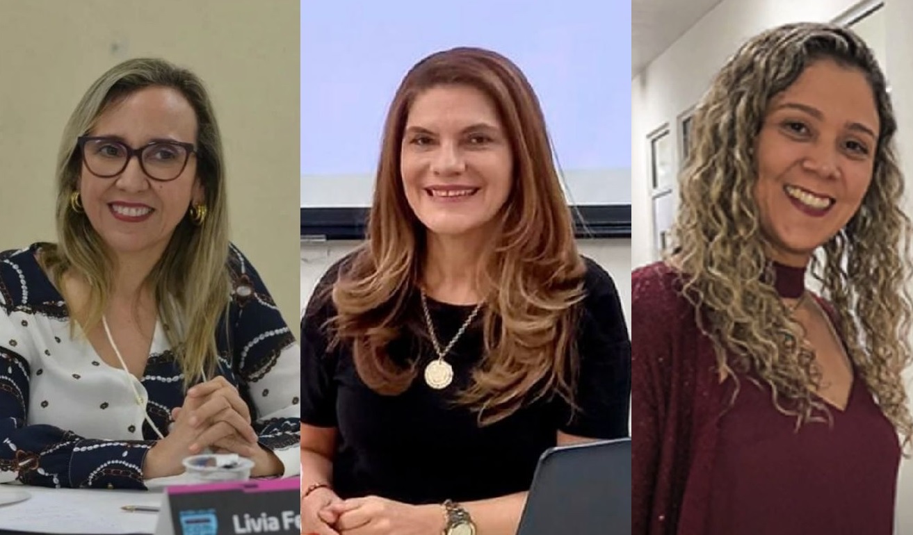 Lívia Nery, Nadir Nogueira e Flávia Lorenne disputam a reitoria da UFPI