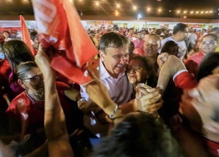 Wellington Dias em evento de pré-campanha