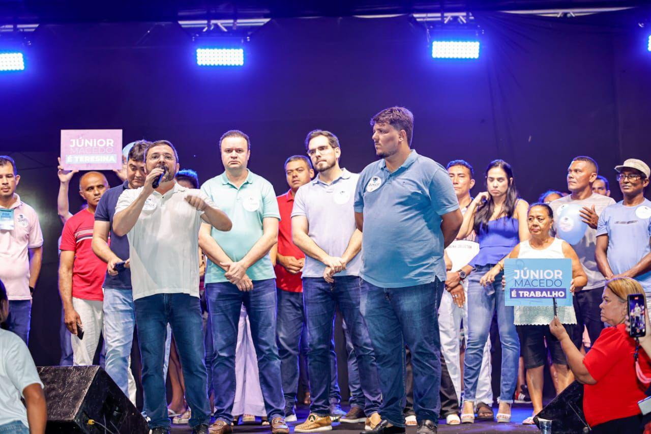Fábio Novo participou do lançamento da pré-candidatura a vereador do empresário Júnior Macêdo