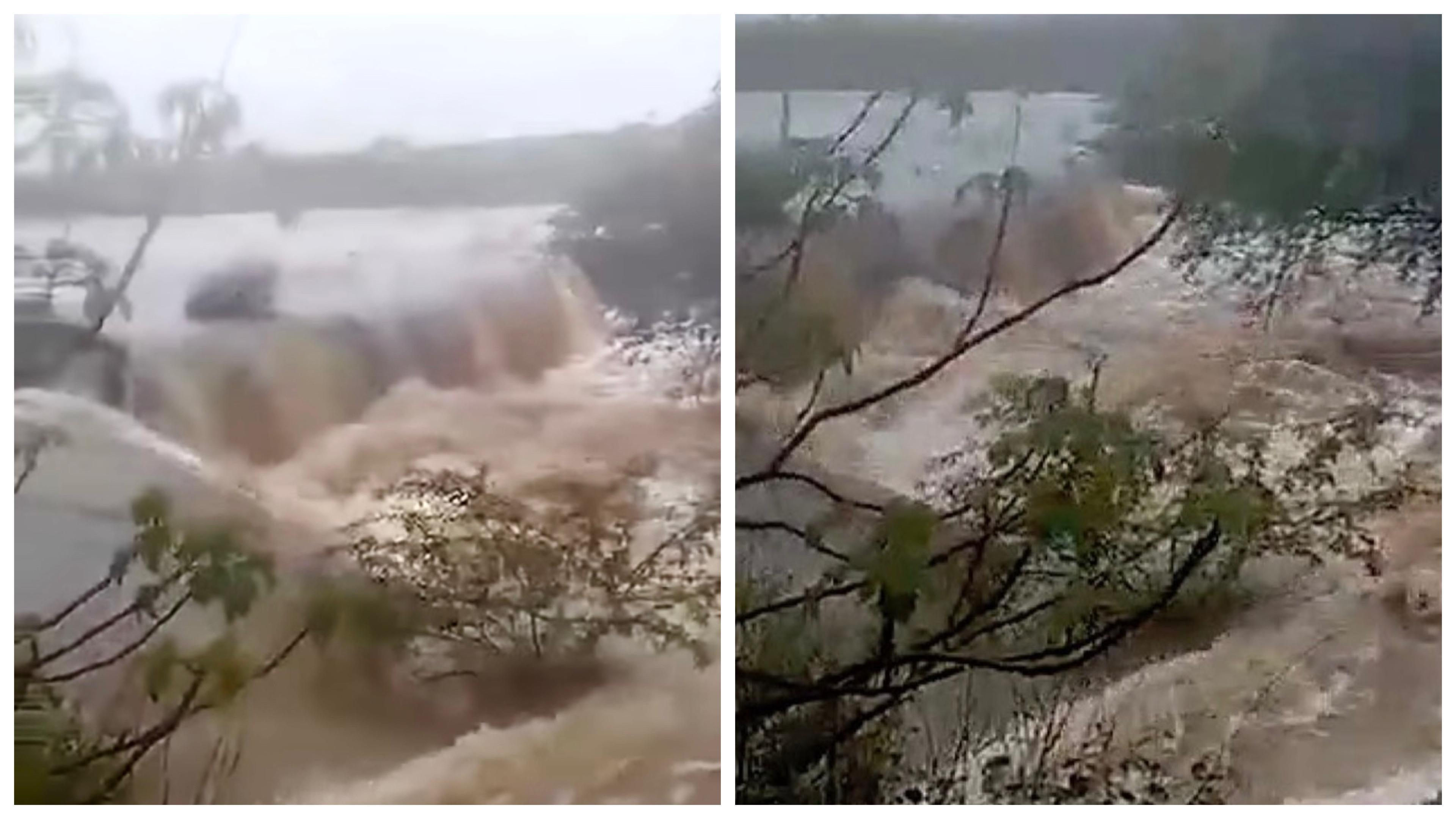 Açude rompe em Fronteiras