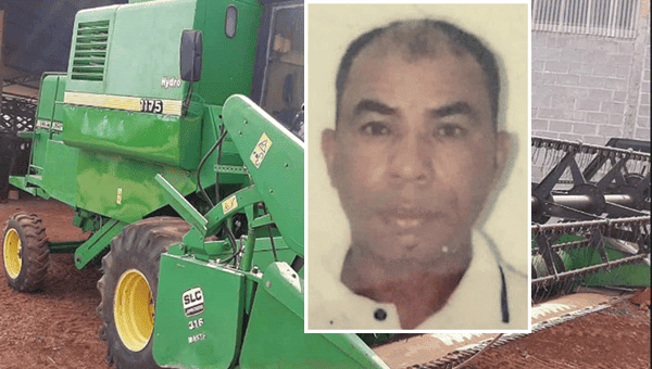 Pneu de colheitadeira explode e mata piauiense na Bahia