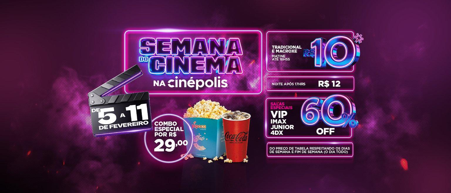Semana do Cinema começa com ingressos a partir de R$ 10 em Shoppings de ...