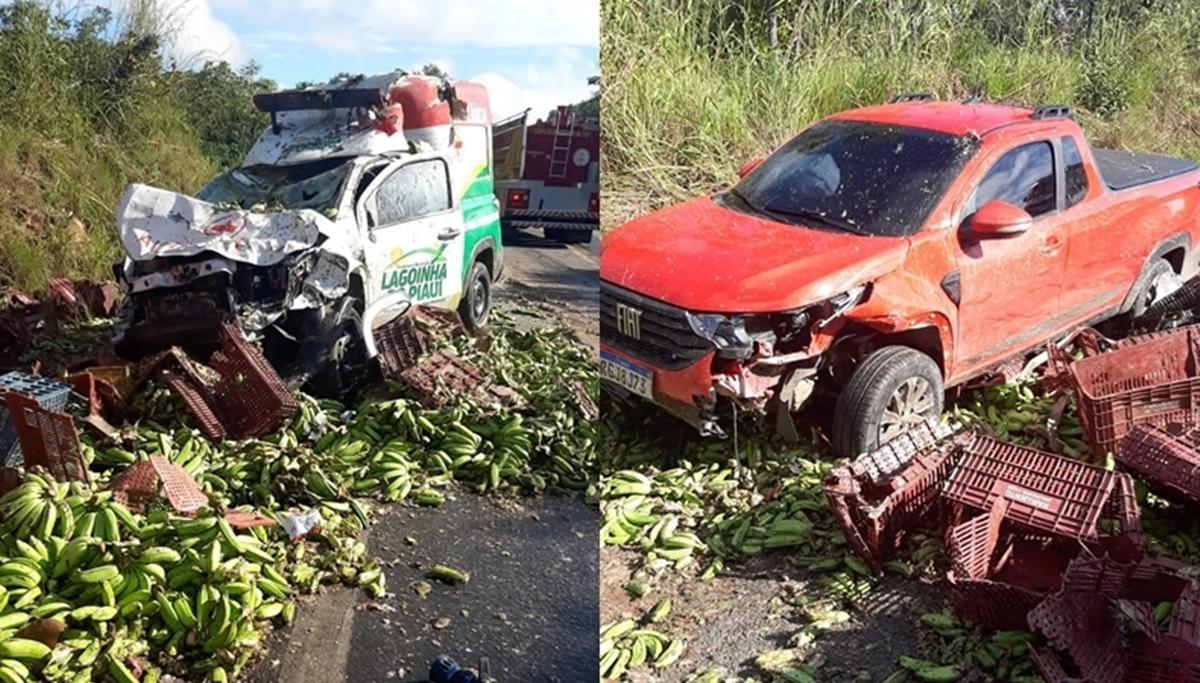 Ambulância se envolve em acidente no PI