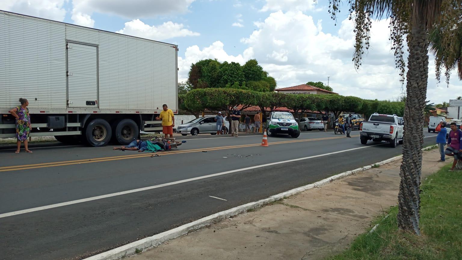 Grave acidente tirou a vida de motoqueiro