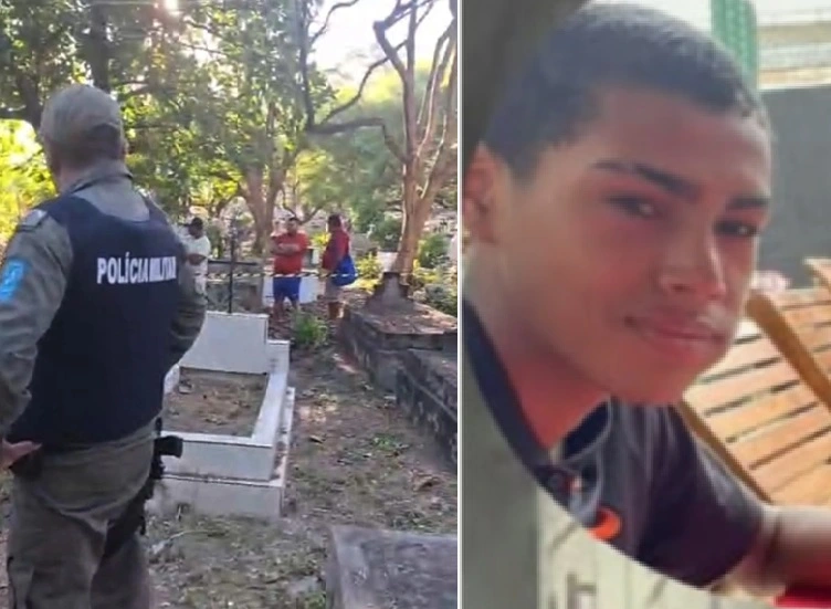 Adolescente é encontrado morto com marcas de tiros dentro de cemitério
