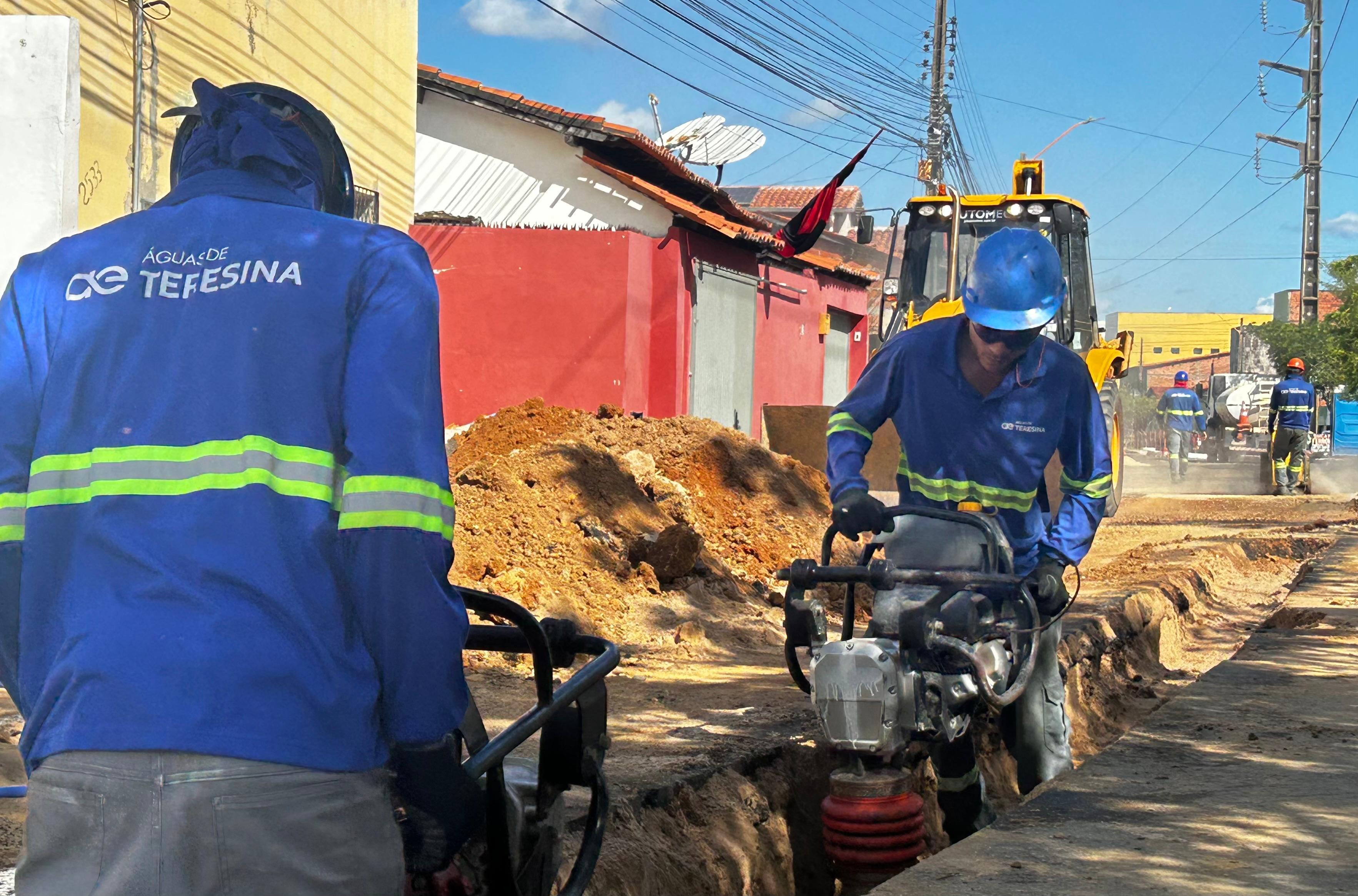 Obras de saneamento