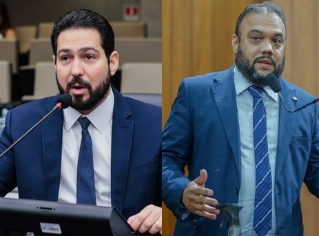 Deputado Dr. Felipe Sampaio (à esquerda) e deputado Ziza Carvalho (à direita)