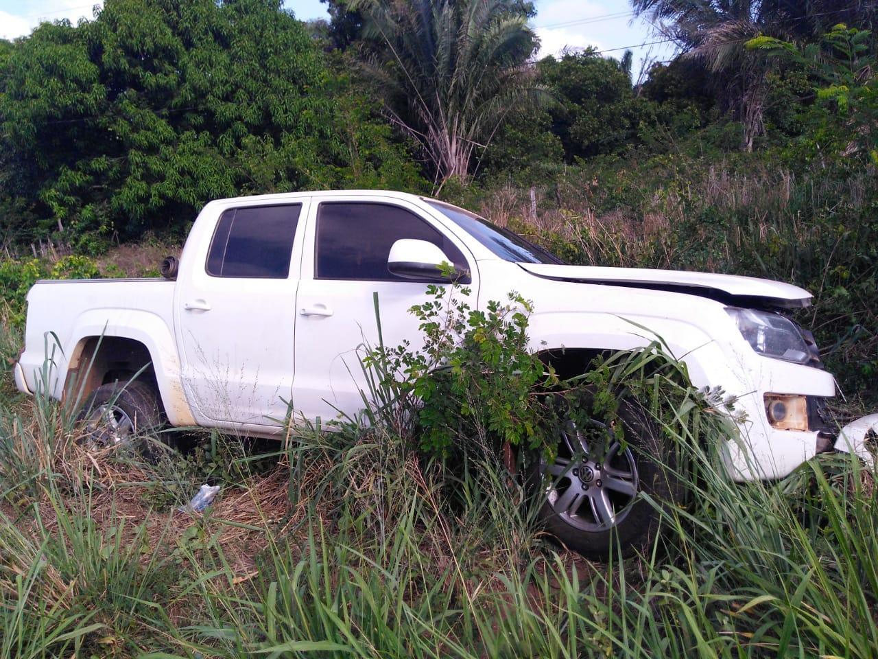 Amarok após acidente