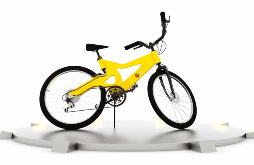 Bicicleta de tampinhas