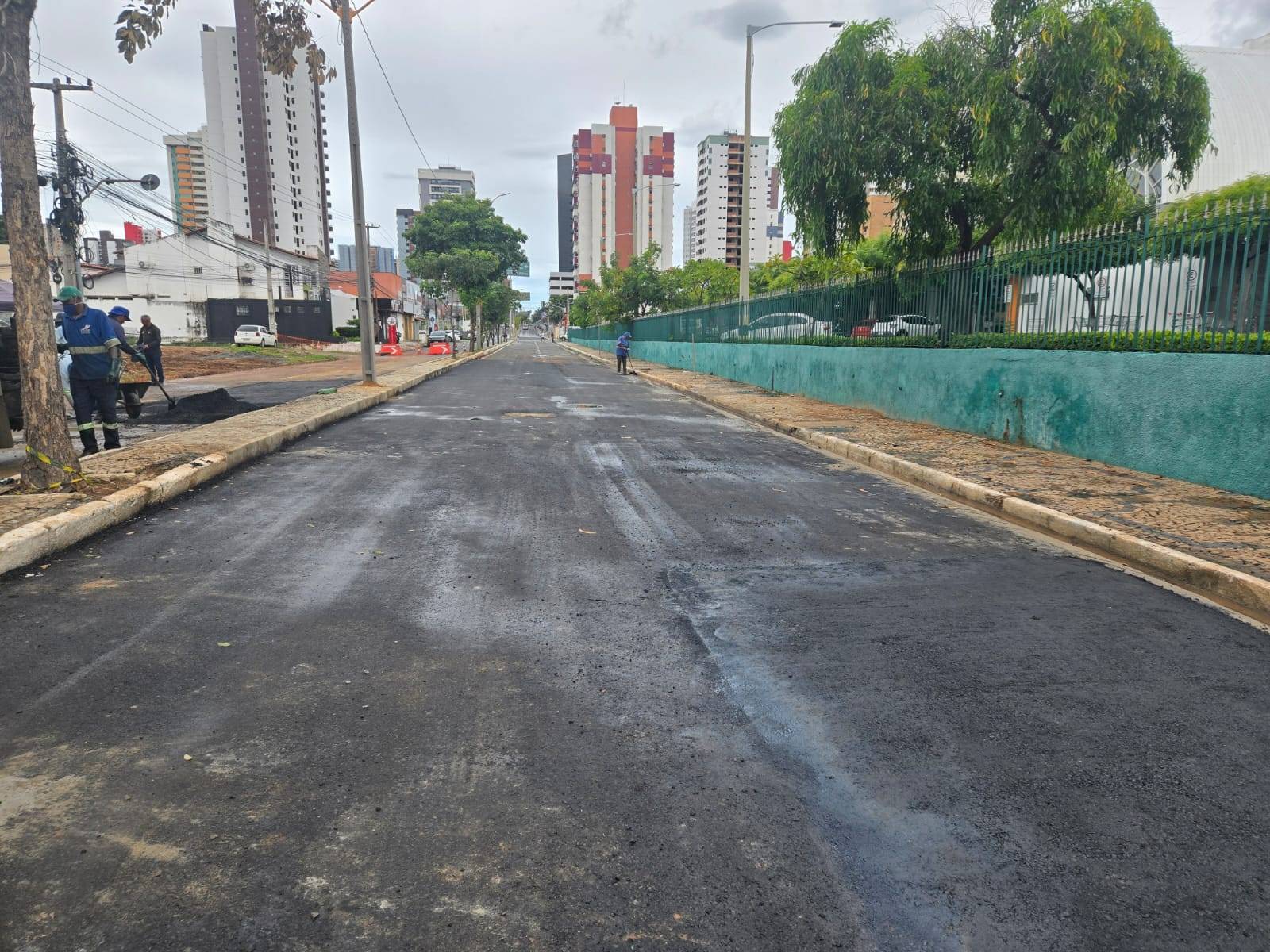 Trecho da avenida Jockey Clube  foi totalmente liberada após a execução dos serviços necessários para garantir segurança e trafegabilidade