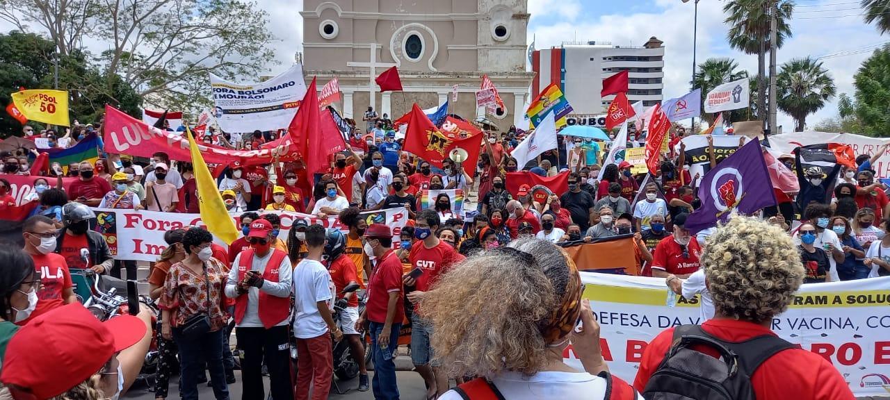 Protesto contra Bolsonaro em Teresina