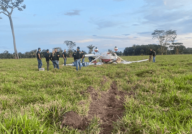 Aeronave de médico piauiense caiu em Mato Grosso