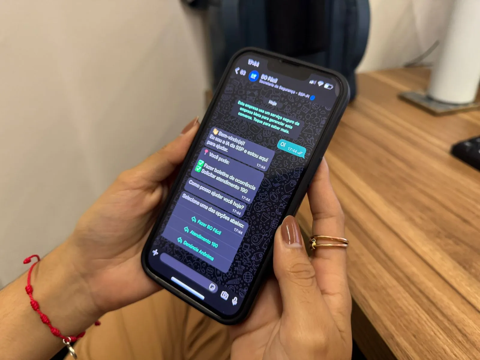 Primeiro dia de BO Fácil registra 1.400 contatos pelo WhatsApp