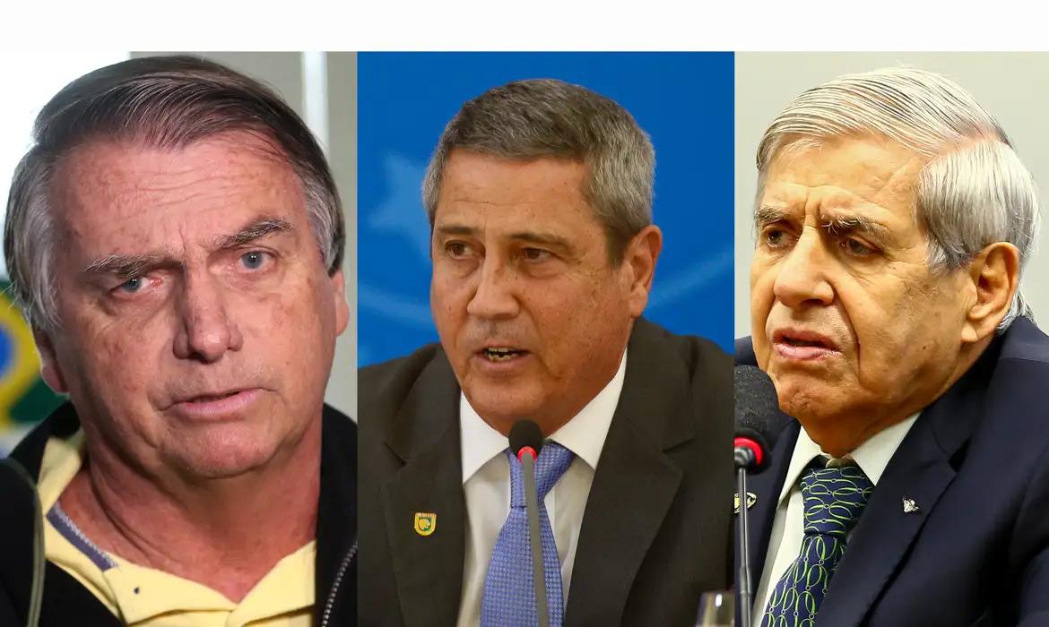Jair Bolsonaro e os generais Braga Neto e Augusto Heleno foram condenados