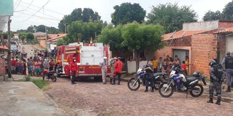 Rua onde o acidente de trabalho aconteceu em Timon