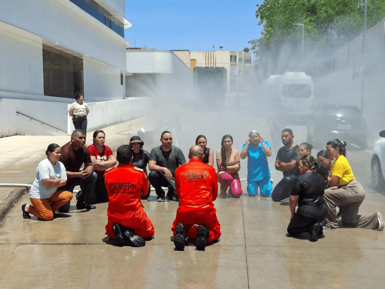 Formação da Brigada de Incêndio da Nova Maternidade Evangelina Rosa
