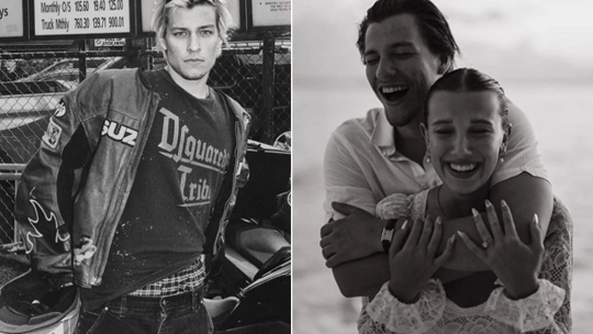 Atriz Millie Bobby Brown e Jake Bongiovi