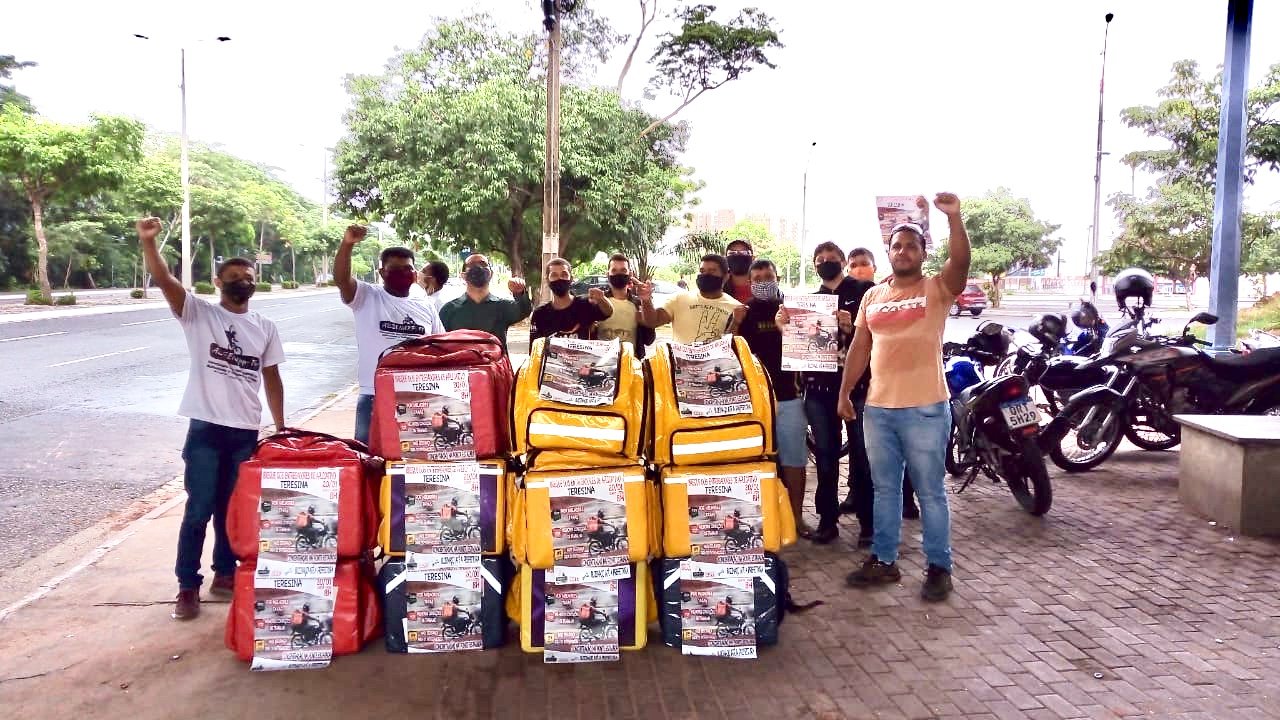 Protesto realizado hoje (20)