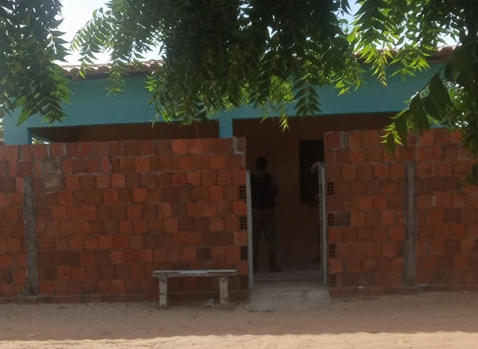 Casa onde o homem foi executado
