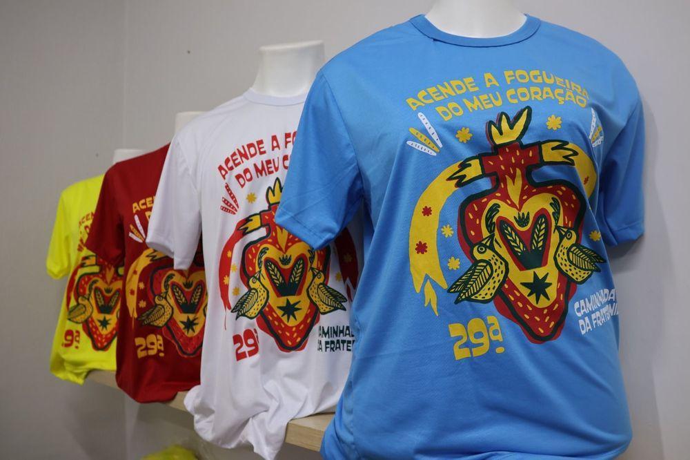 Camisetas da Caminhada da Fraternidade