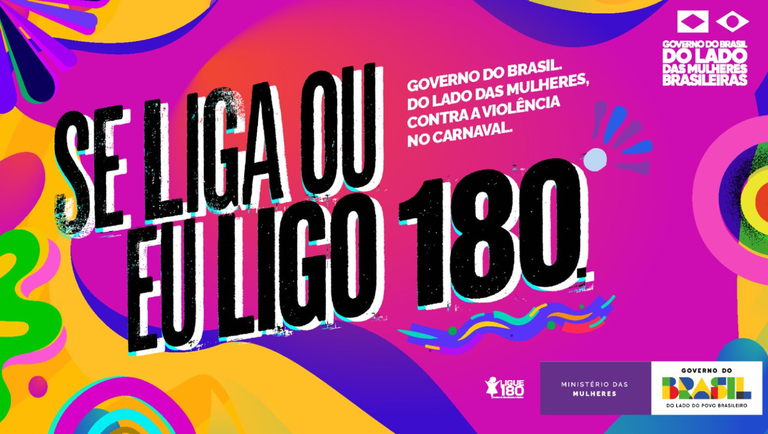 Campanha do Governo Federal contra assédio no Carnaval 2026