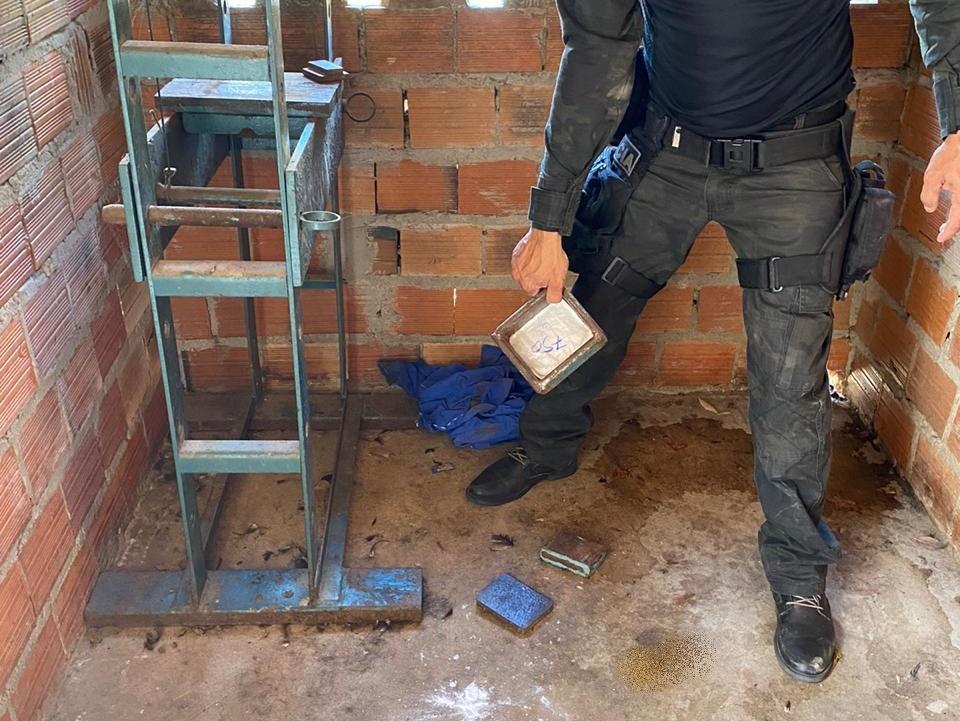 Canil no qual a droga foi encontrada