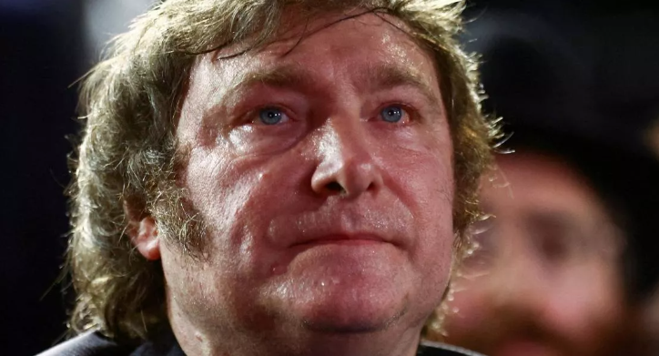 Presidente da Argentina, Javier Milei, em Buenos Aires