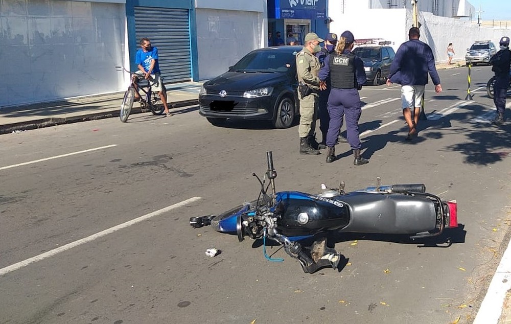 Acidente na zona Sul