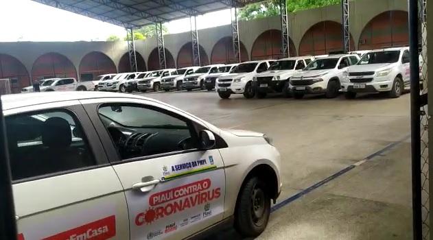 Frota foi adesivada com campanha de combate ao Covid 19 no Piauí