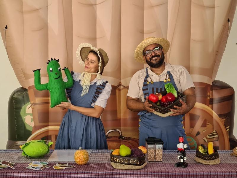 Atores da peça ''Do campo à mesa''