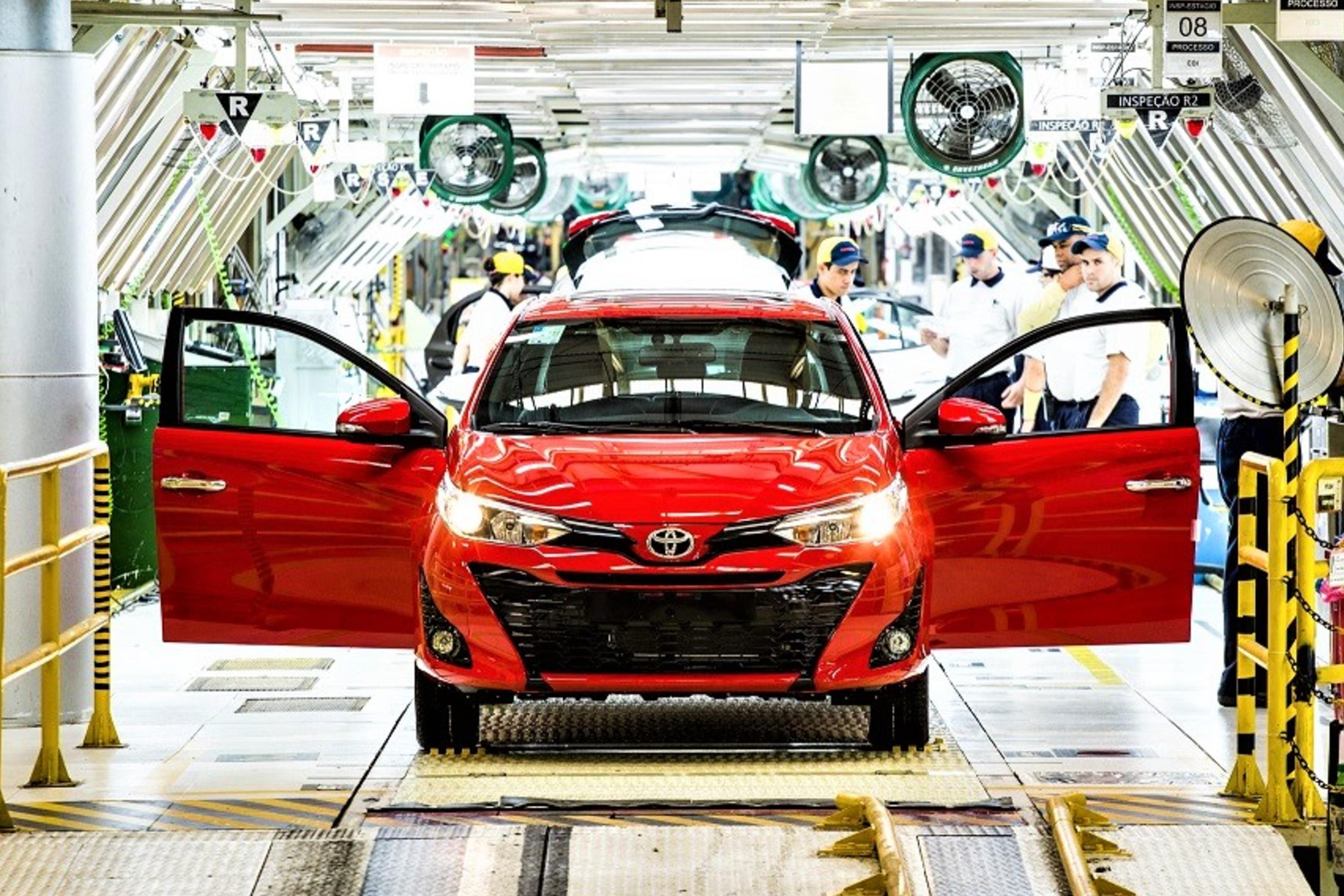 fábrica da Toyota em Sorocaba/SP