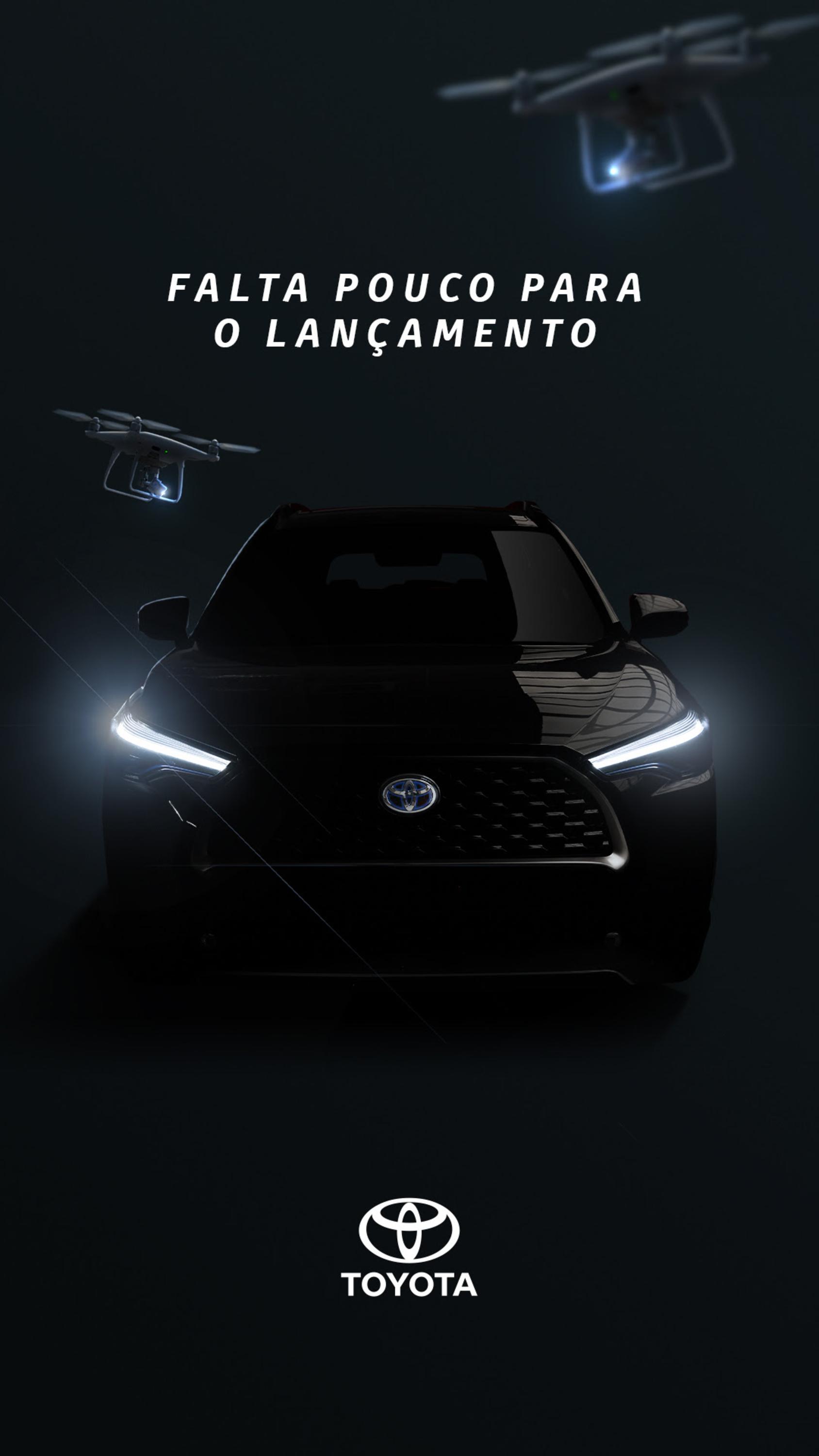site do novo Toyota Corolla Cross