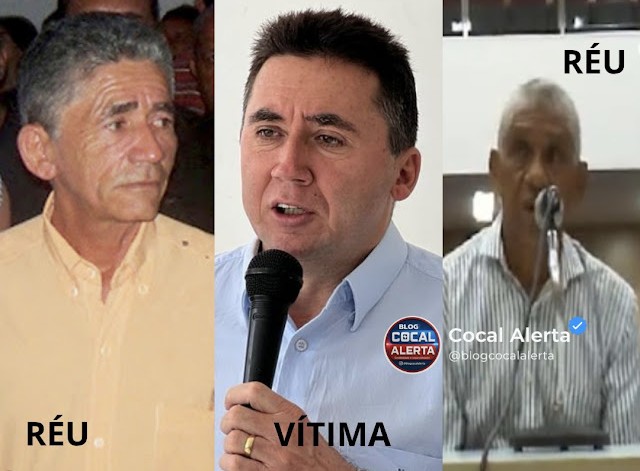José Maria Siqueira, conhecido como Zé Tijoba, o ex-prefeito de Cocal, Nonatinho e o segundo acusado do crime, Domingos Gonçalves Pereira,