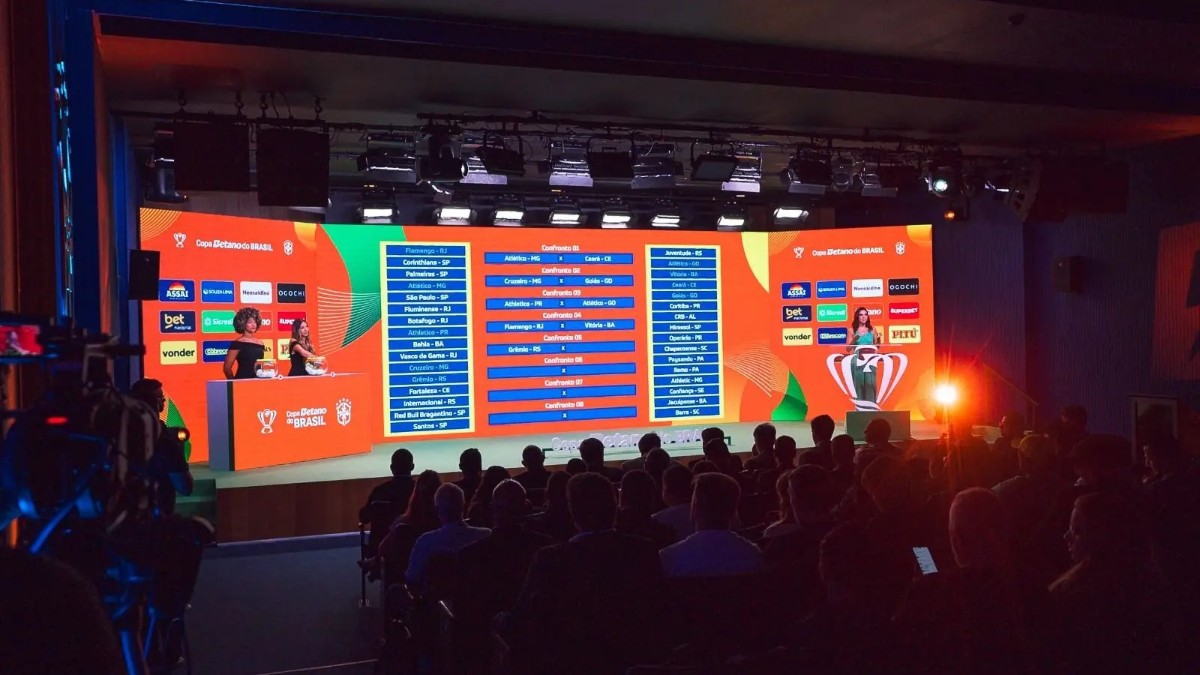 CBF sorteia confrontos da 5ª fase da Copa do Brasil 2026: confira