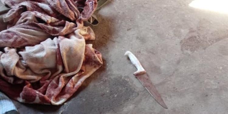 Faca utilizada para o crime