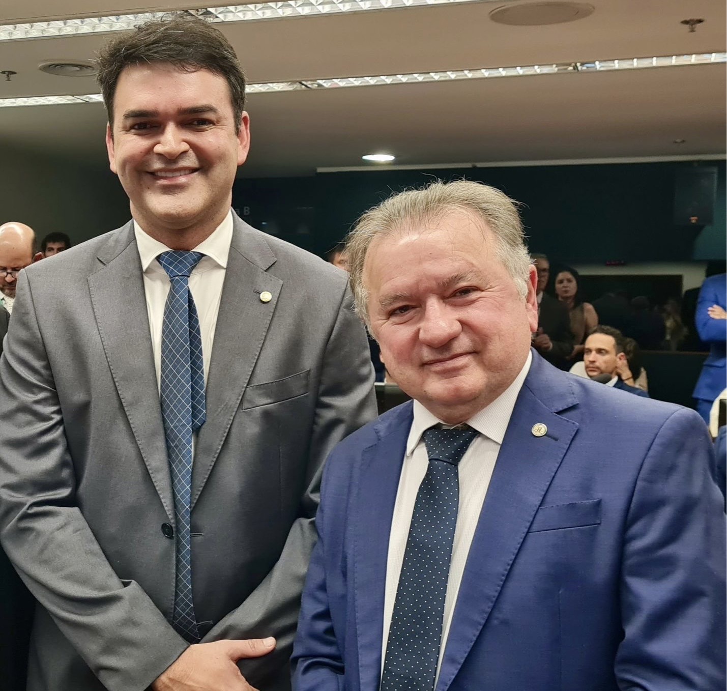 Deputados Rubens Pereira Júnior e Merlong Solano, presidente e vice-presidente da Comissão