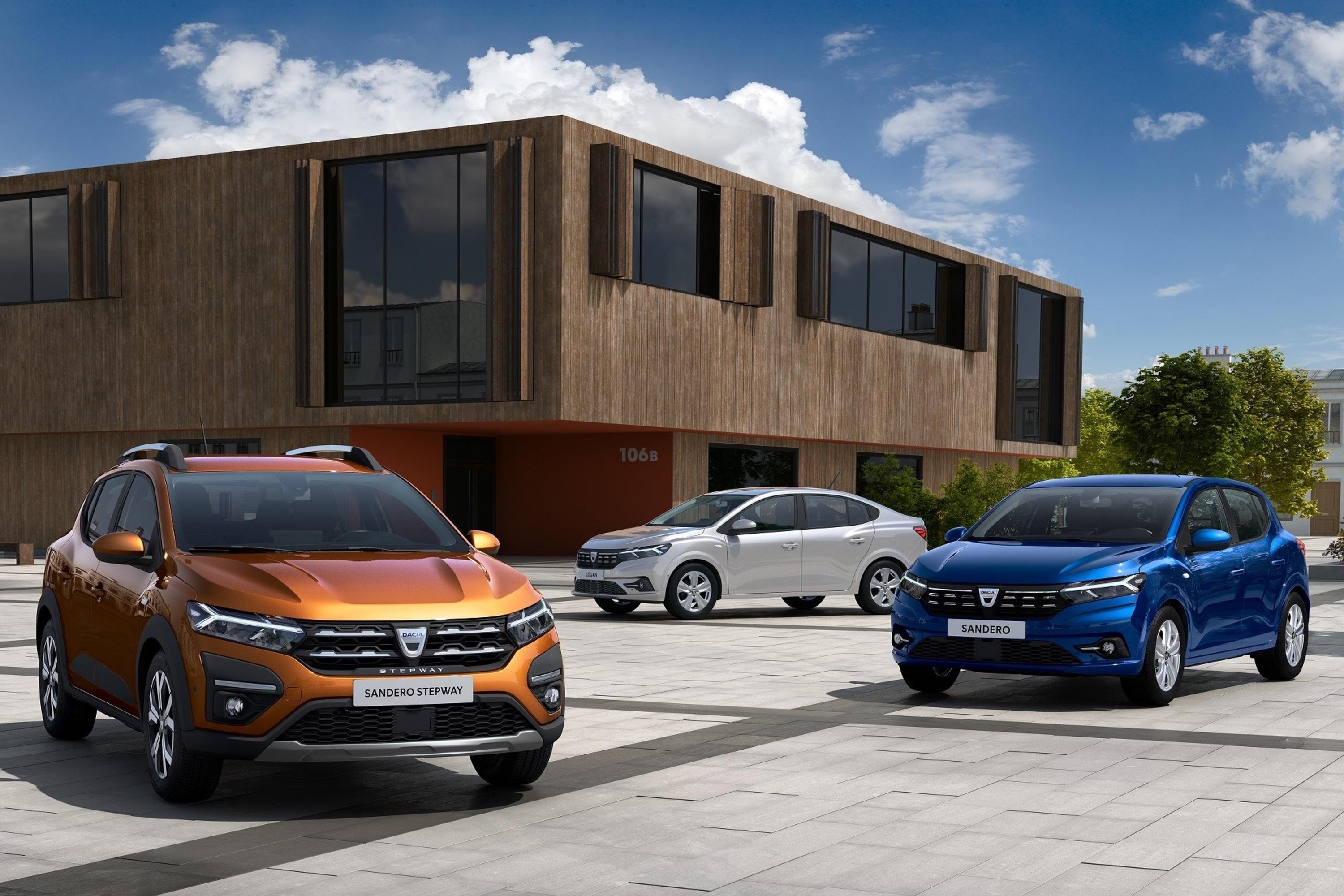 Dacia Sandero, Stepway e Logan