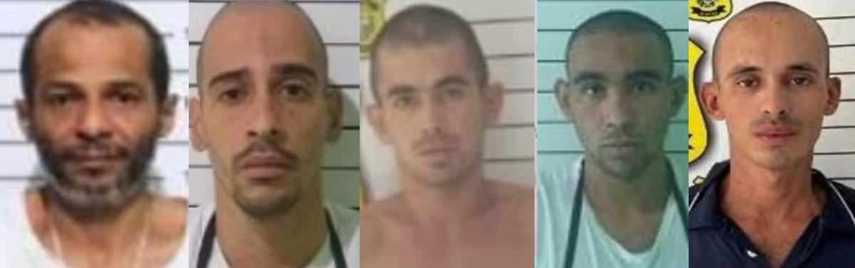 Fugitivos da penitenciária de Bom Jesus que foram recapturados