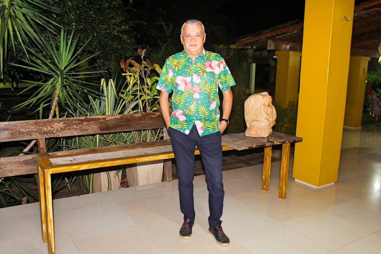 Participando de festividade em Joca Pires