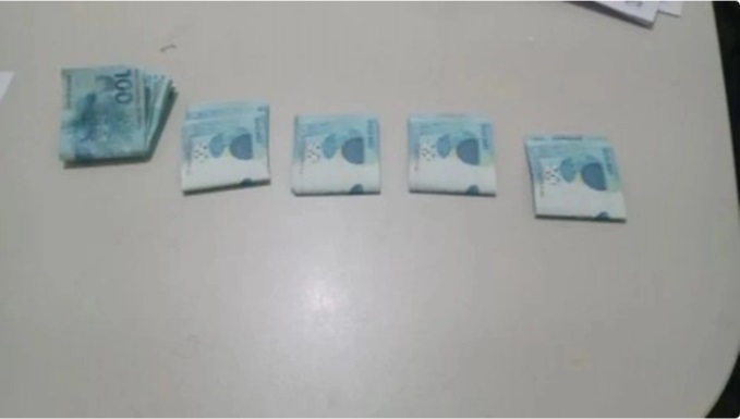 Dinheiro falso apreendido