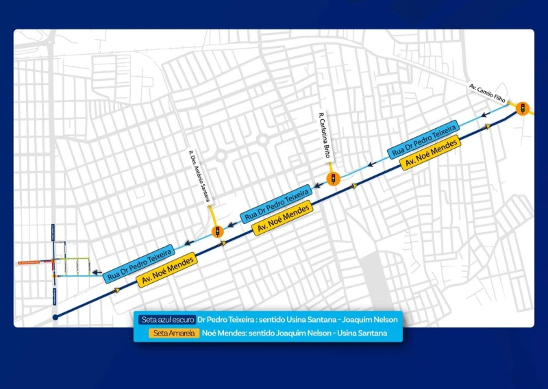 Mudanças no trânsito na zona Sudeste a partir desta quarta-feira (1)