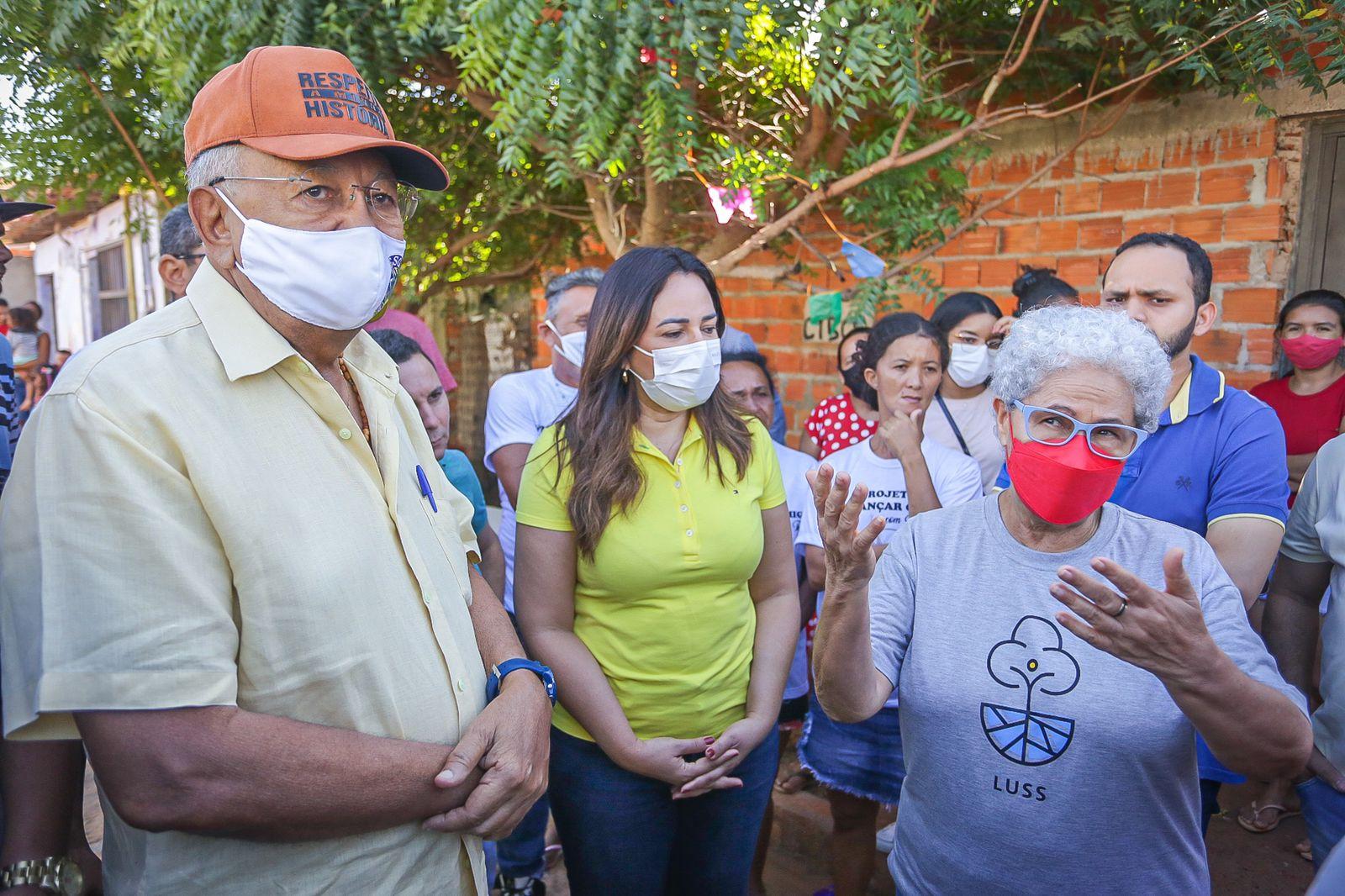 Prefeito Dr. Pessoa e a governadora Regina Sousa em Teresina
