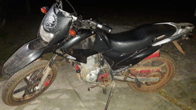 Motocicleta recuperada