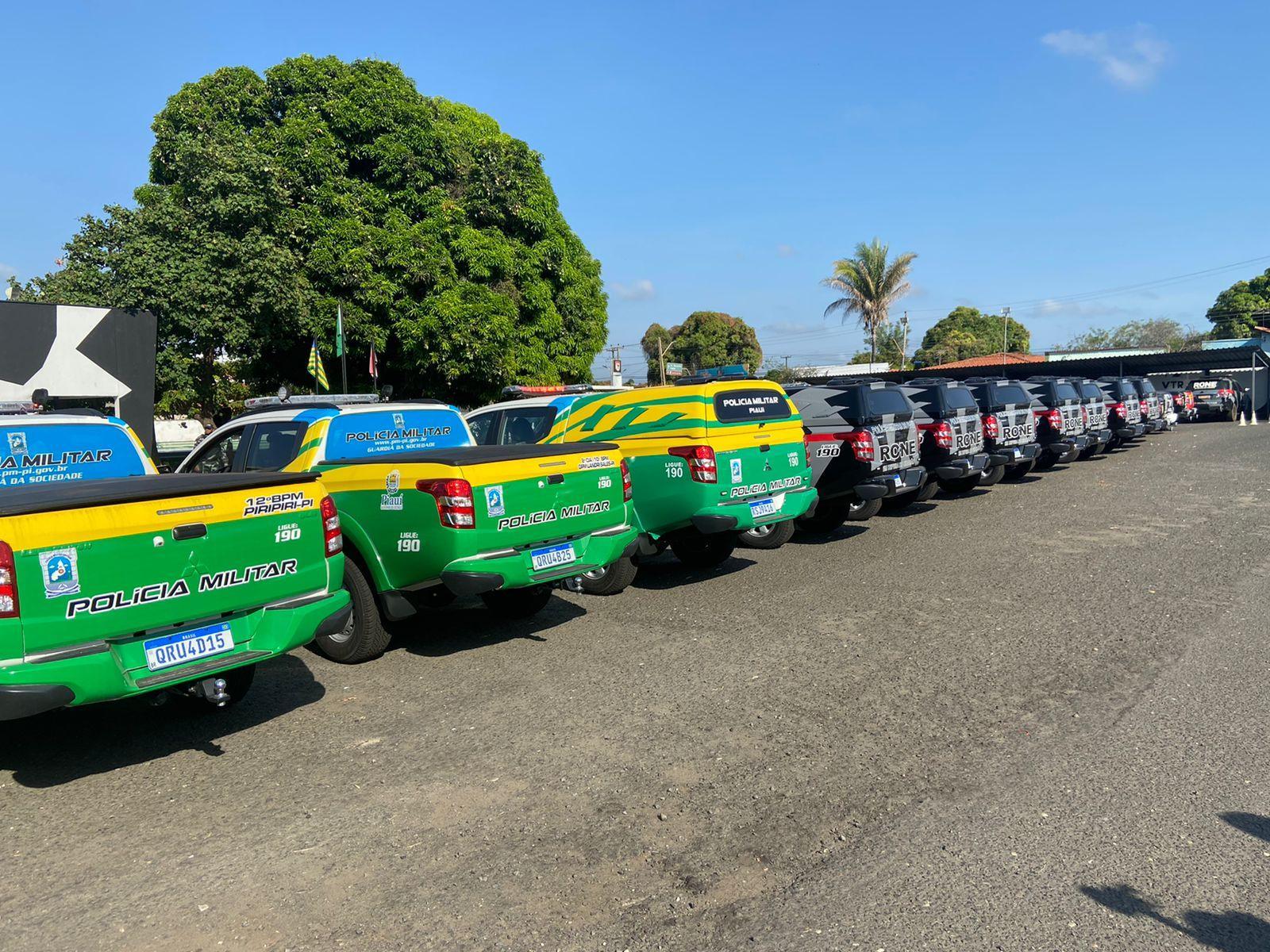 Governador entrega 42 viaturas para a Segurança